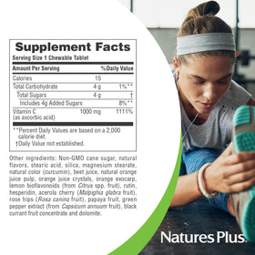 NaturesPlus Jus d'Orange, informations nutritionnelles sur l'emballage