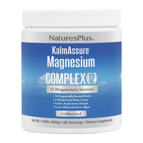 NaturesPlus KalmAssure Complex Magnésium 12 poudre 322g vue de face