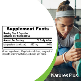 NaturesPlus KalmAssure étiquette de produit avec ingrédients