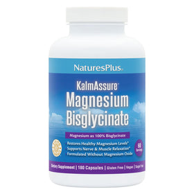 NaturesPlus KalmAssure Magnésium Bisglycinate 180 capsules vue de face