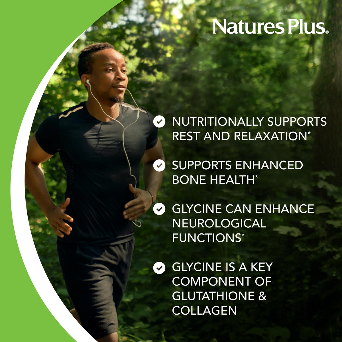 NaturesPlus KalmAssure magnésium glycinate capsules ouvertes