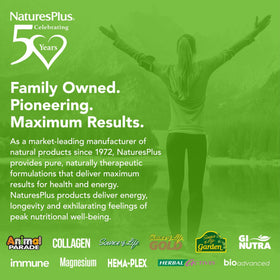 NaturesPlus Kelp 300 Tablettes ouverte avec une tablette visible