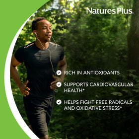 NaturesPlus Kelp 300 Tablettes sur une surface en bois