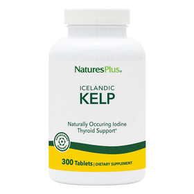 NaturesPlus Kelp 300 Tablettes vue de face avec emballage
