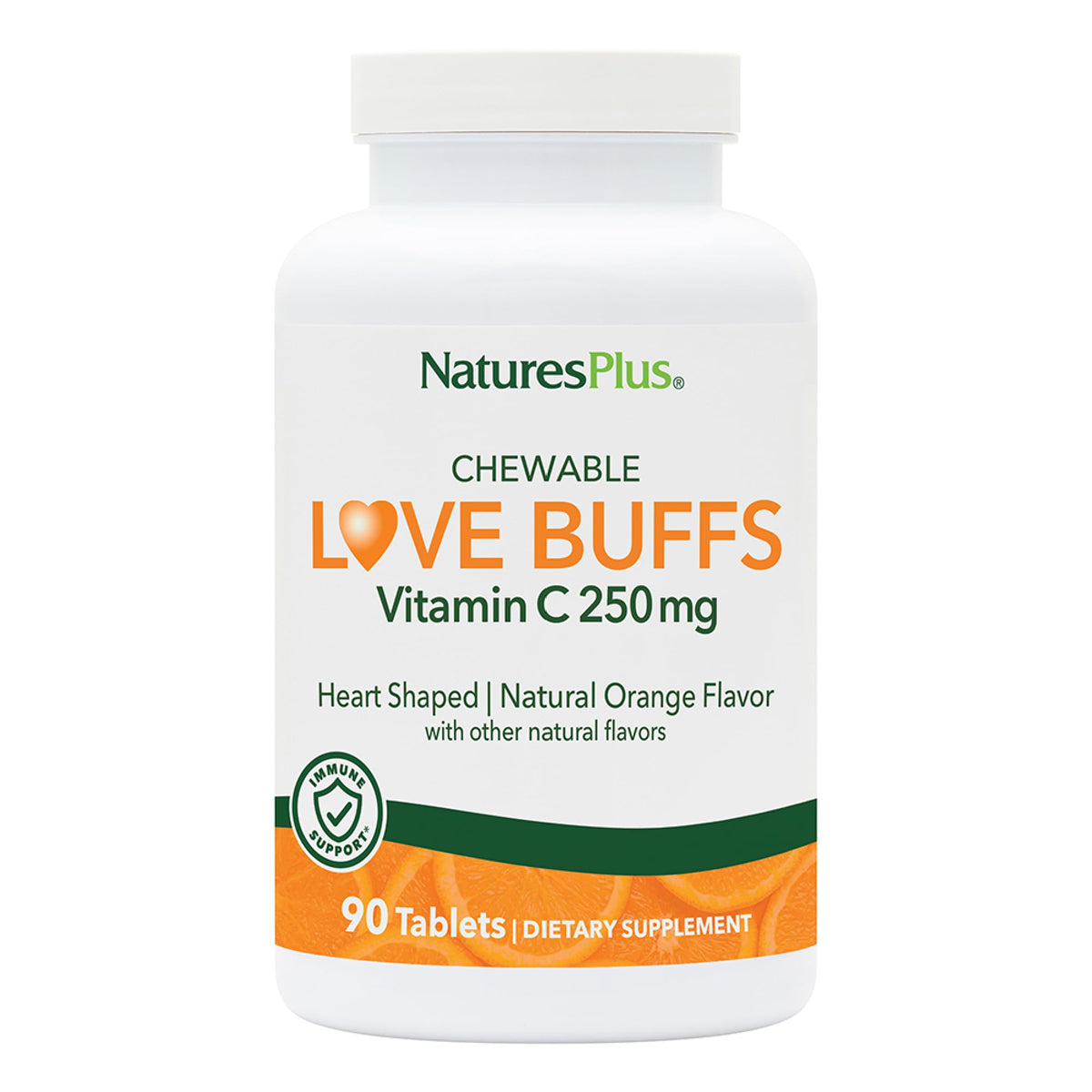NaturesPlus Love Buffs 90 comprimés mâchables en forme de cœur