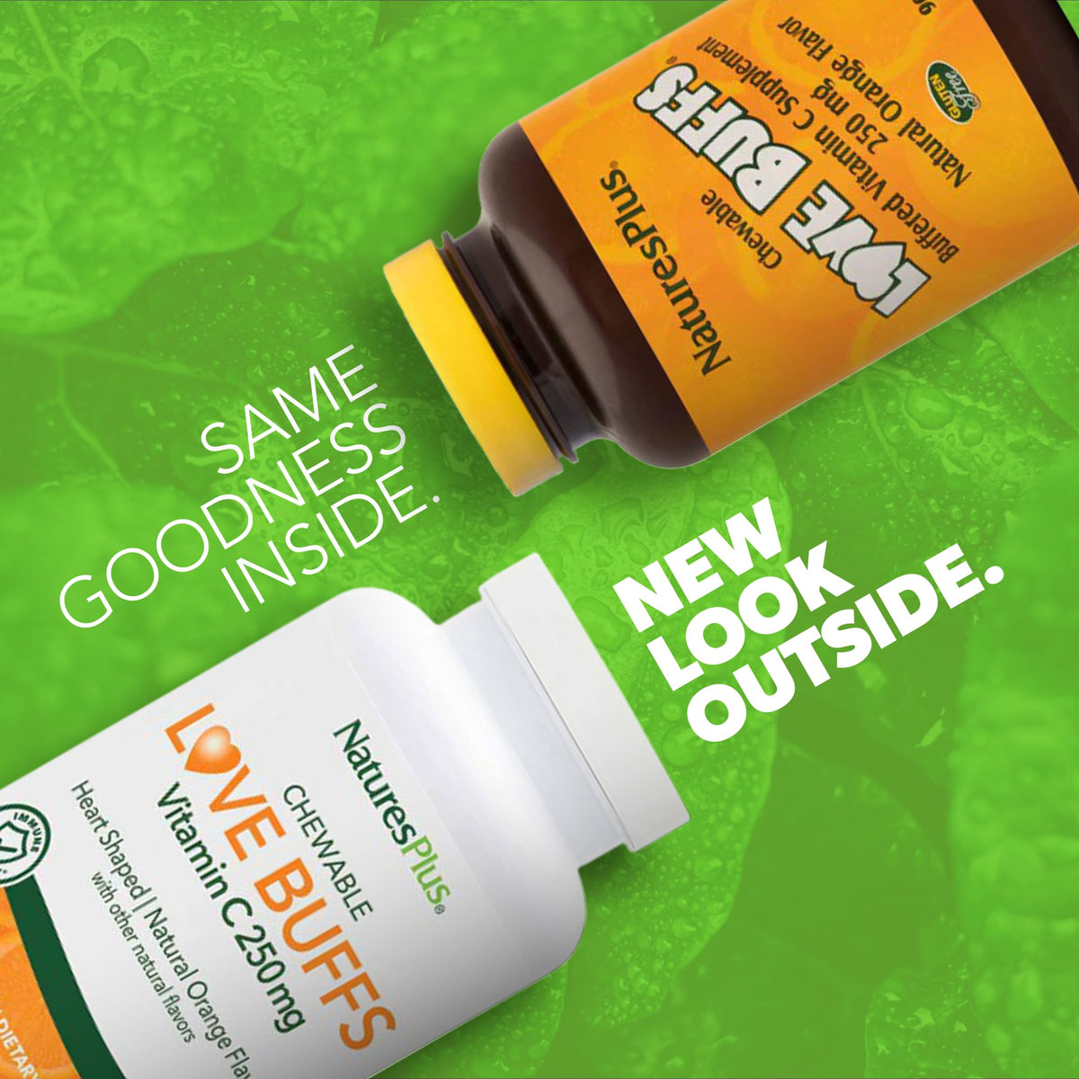 NaturesPlus Love Buffs comprimés avec goût orange