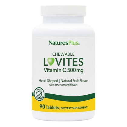 NaturesPlus Lovites comprimés à mâcher en forme de cœur, 90 unités, packaging avant