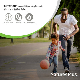 NaturesPlus Lovites comprimés à mâcher, vue de côté du packaging