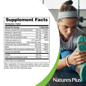 NaturesPlus Mega B-150 comprimés en vue de près