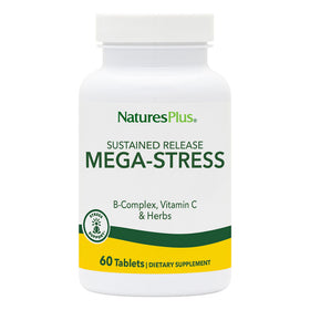 NaturesPlus Mega-Stress Complex 60 comprimés vue de face