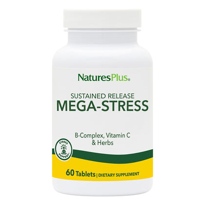 NaturesPlus Mega-Stress Complex 60 comprimés vue de face