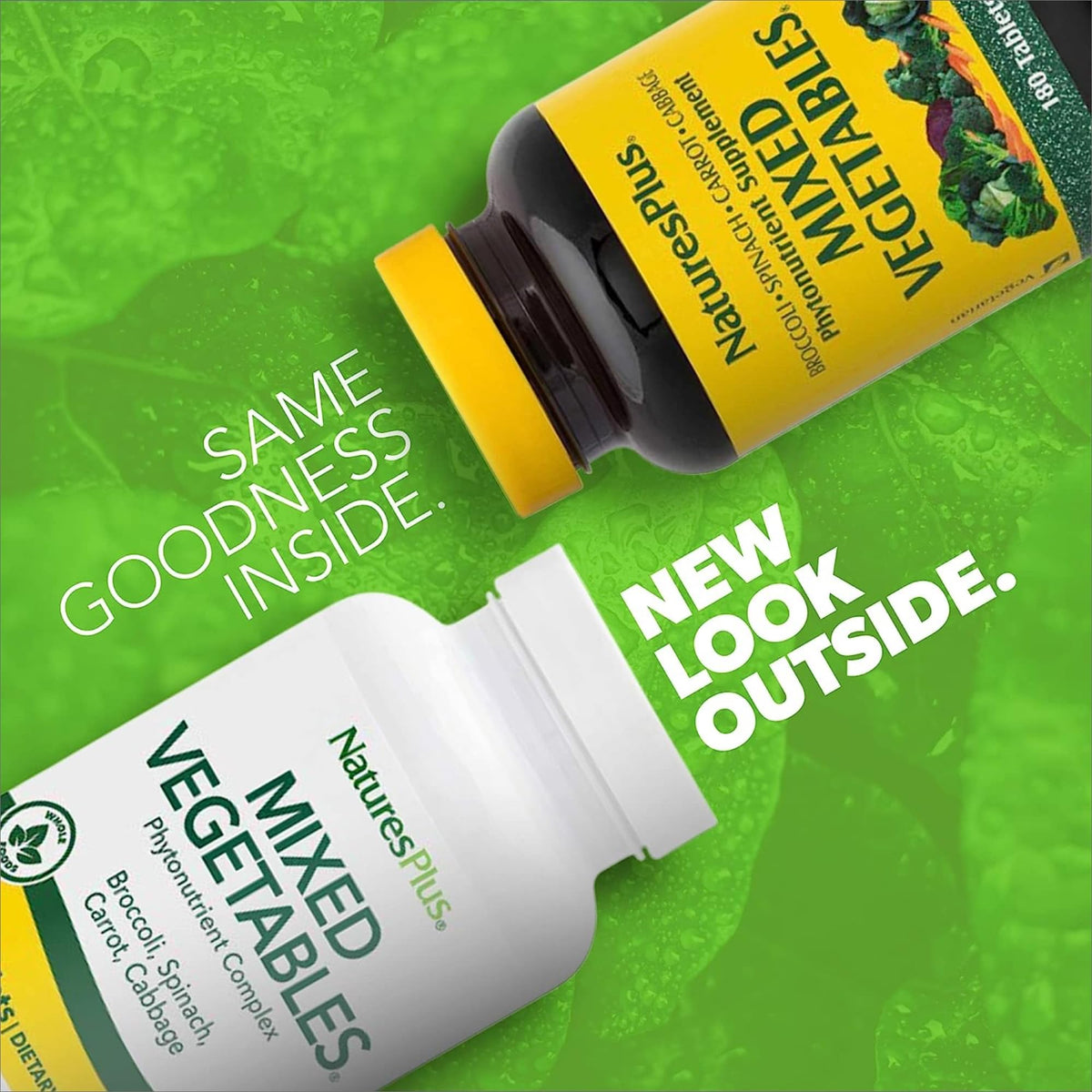 NaturesPlus Mélange de Légumes arrière de l'emballage