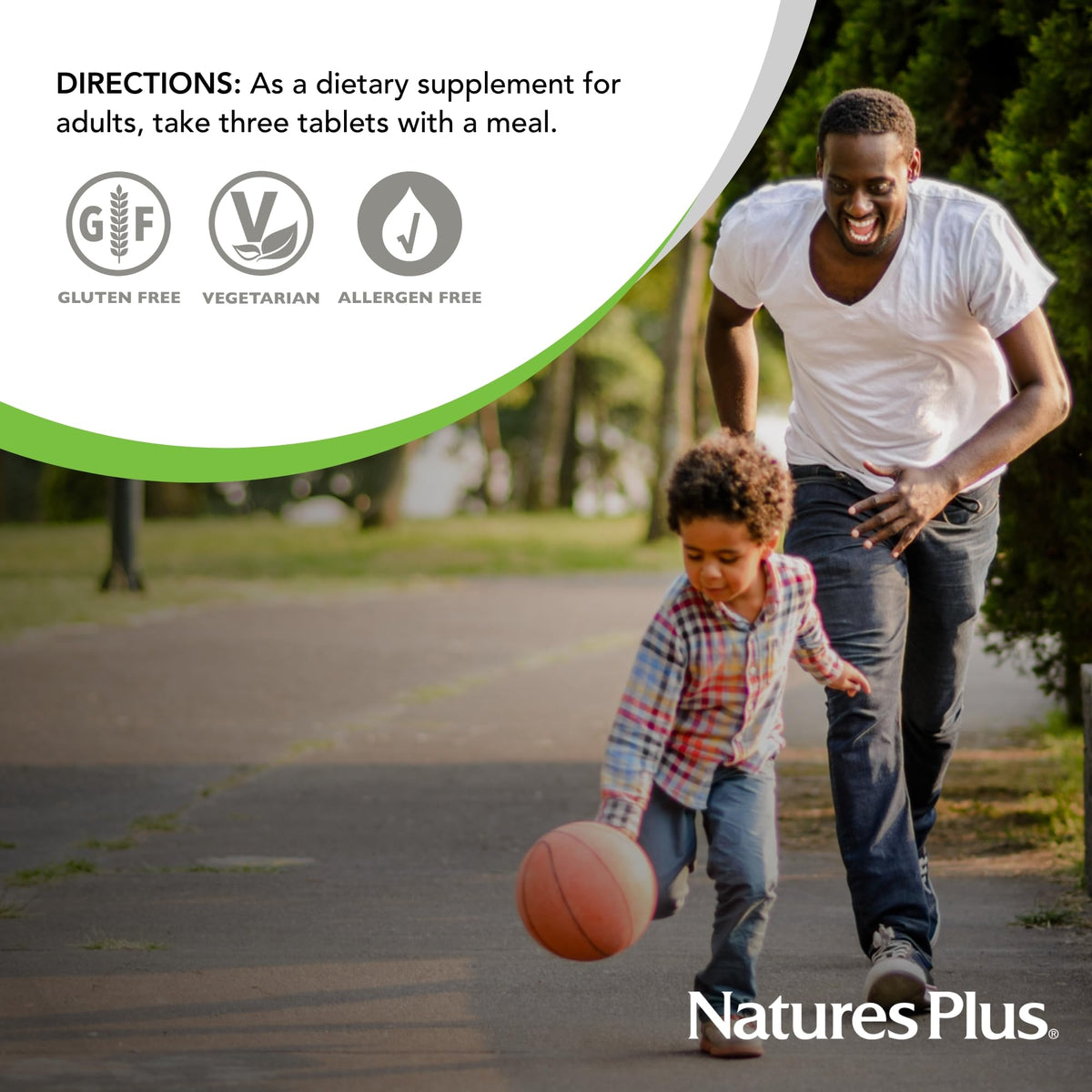 NaturesPlus Mélange de Légumes côté de l'emballage
