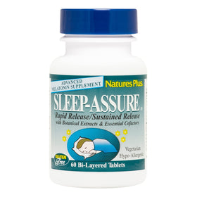 NaturesPlus Melatonine 3 mg 60 comprimés vue de face
