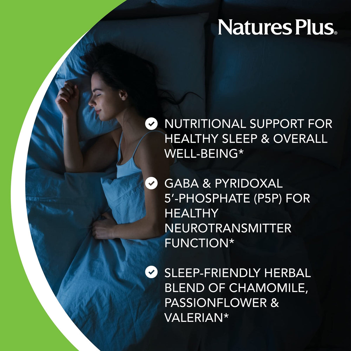 NaturesPlus Melatonine 3 mg comprimés bi-couches