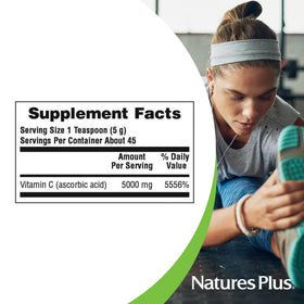 NaturesPlus Micro-Crystals de Vitamine C 227 g en contexte de cuisine