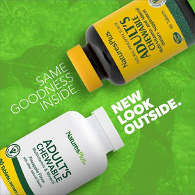 NaturesPlus Multivitamines à Mâcher Ananas - comprimés en gros plan