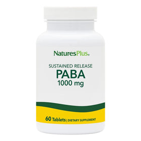 NaturesPlus PABA 1000 mg 60 comprimés en vue de face