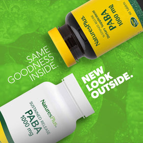 NaturesPlus PABA 1000 mg comprimé avec étiquette
