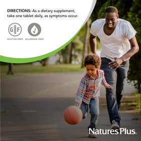 NaturesPlus Pancreatin comprimés avec un verre d'eau