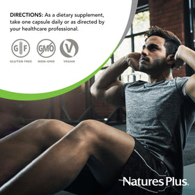 NaturesPlus PRO Calcium D-Glucarate 600 mg avec des ingrédients naturels