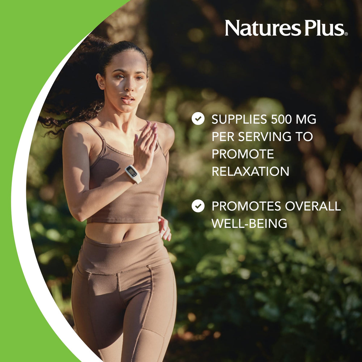 NaturesPlus PRO GABA 500 mg label details