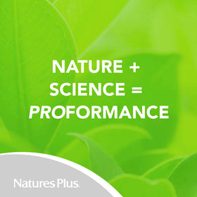 NaturesPlus PRO GABA 500 mg vegan capsules on table