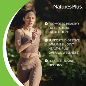 NaturesPlus PRO Longvida Curcumin 60 pastilles vue de côté