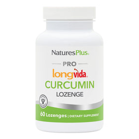 NaturesPlus PRO Longvida Curcumin 60 pastilles vue de face