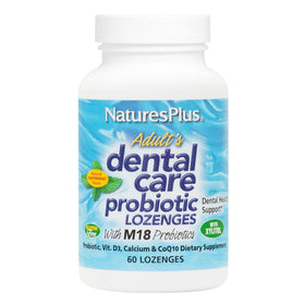 NaturesPlus Probiotique Dentaire 60 pastilles menthe, vue de l'emballage
