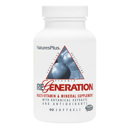 NaturesPlus Regeneration 90 gélules, vue de l'avant