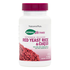 NaturesPlus Riz Rouge comprimés 600 mg aperçu frontal
