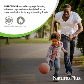 NaturesPlus Say Yes to Beans capsules ouvertes montrant leur taille