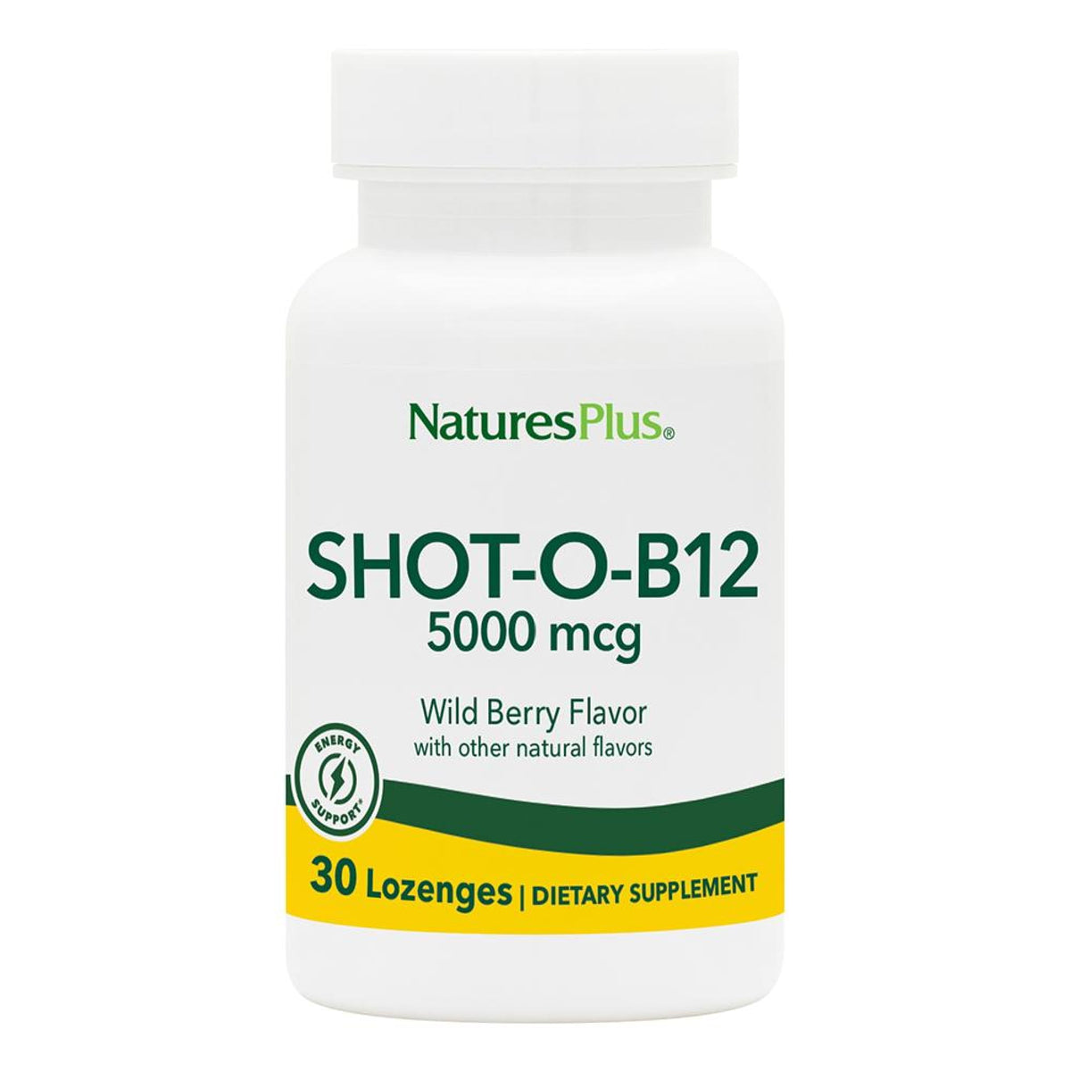 NaturesPlus Shot-O-B12 30 pastilles saveur baie sauvage