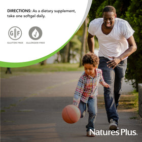 NaturesPlus Shot-O-B12 5000 mcg arrière du flacon