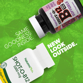 NaturesPlus Shot-O-B12 5000 mcg gélules à l'intérieur