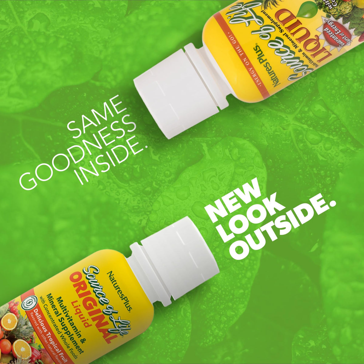 NaturesPlus Source de Vie Liquide 240ml étiquette avec ingrédients
