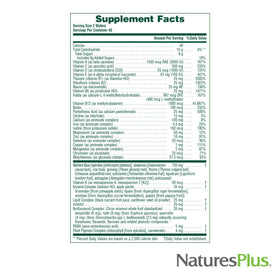 NaturesPlus Source of Life Adult Chewable en gros plan sur wafer