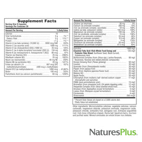 NaturesPlus Source of Life capsules avec des ingrédients naturels