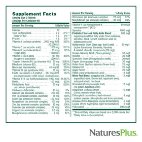 NaturesPlus Source of Life comprimés avec des ingrédients naturels