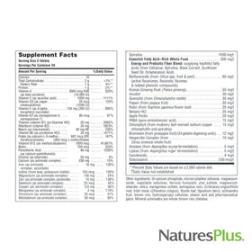 NaturesPlus Source of Life emballage ouvert montrant les comprimés