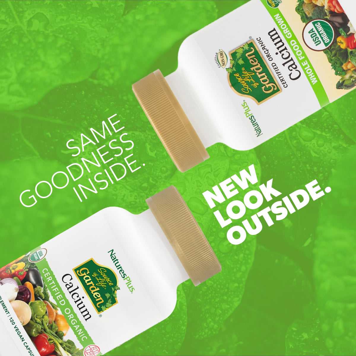 NaturesPlus Source of Life Garden Calcium arrière de l'emballage