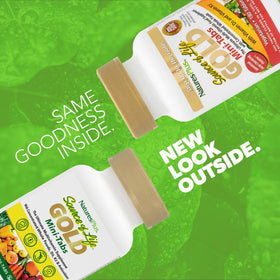 NaturesPlus Source of Life GOLD Multivitamine côté avec étiquetage