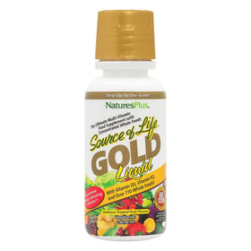 NaturesPlus Source of Life GOLD Multivitamine Liquide 8 fl oz, pack de 2, vue de face