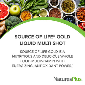 NaturesPlus Source of Life GOLD Shot Multivitamin packaging