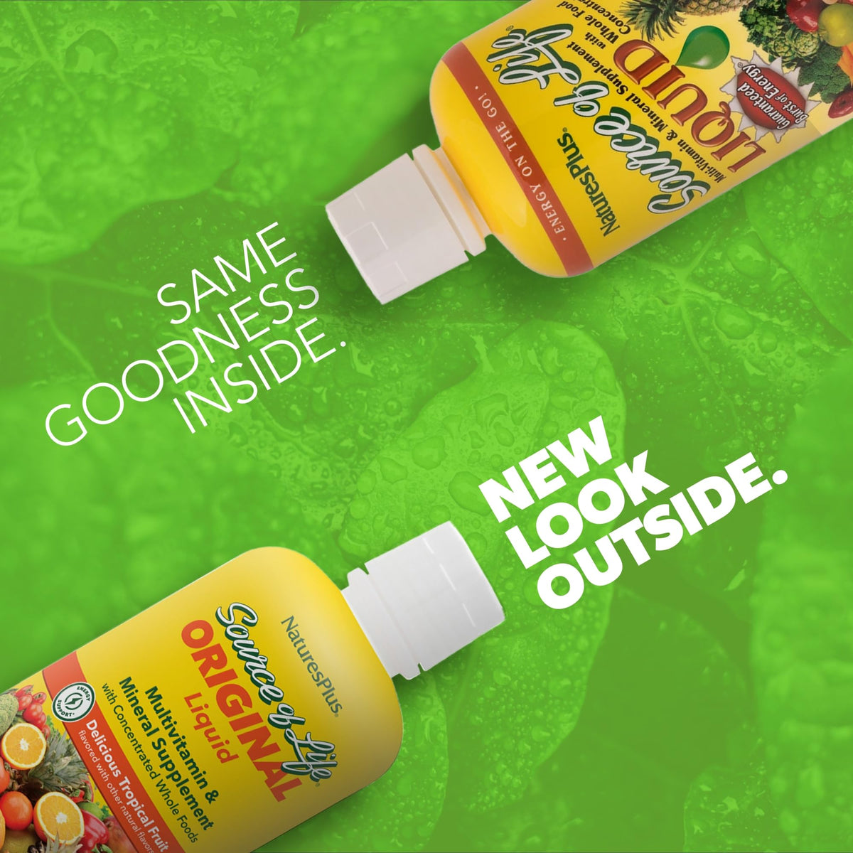 NaturesPlus Source of Life Liquid étiquette avec ingrédients