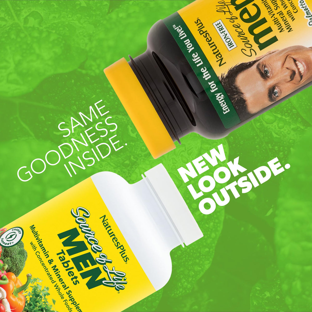 NaturesPlus Source of Life Men emballage et comprimés