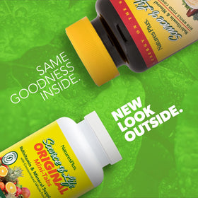 NaturesPlus Source of Life Mini-Tabs 360 vue arrière de l'emballage