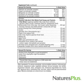 NaturesPlus Source of Life Mini-Tabs dans une main
