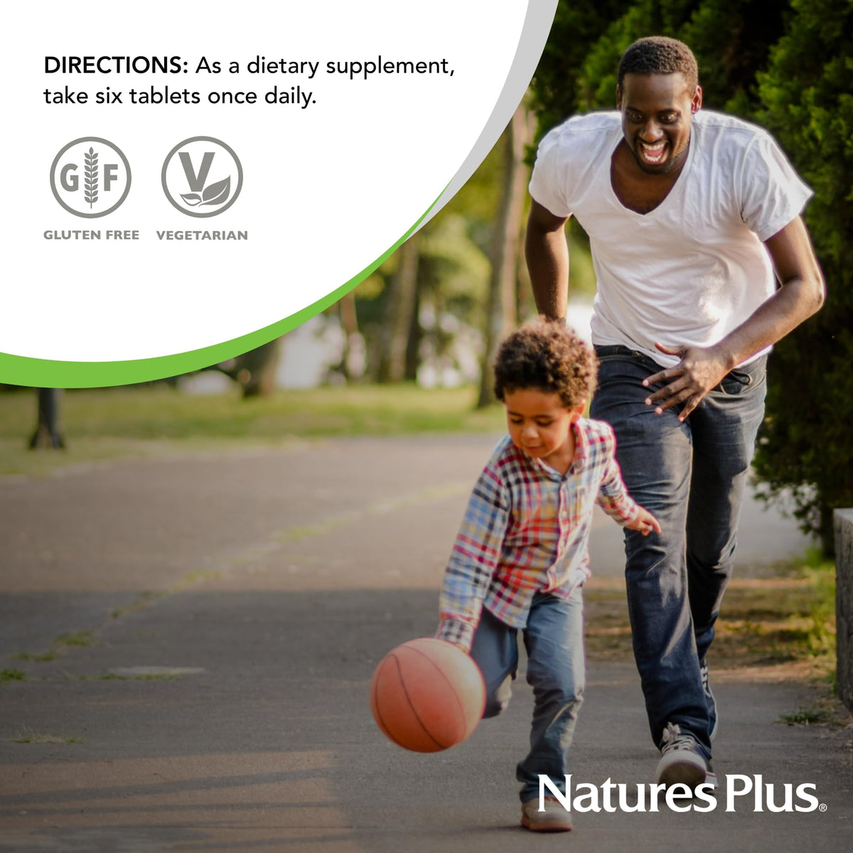 NaturesPlus Source of Life Mini-Tabs sur une table en bois